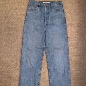 Levi’s Ribcage Straight Ankle *self-hemmed*